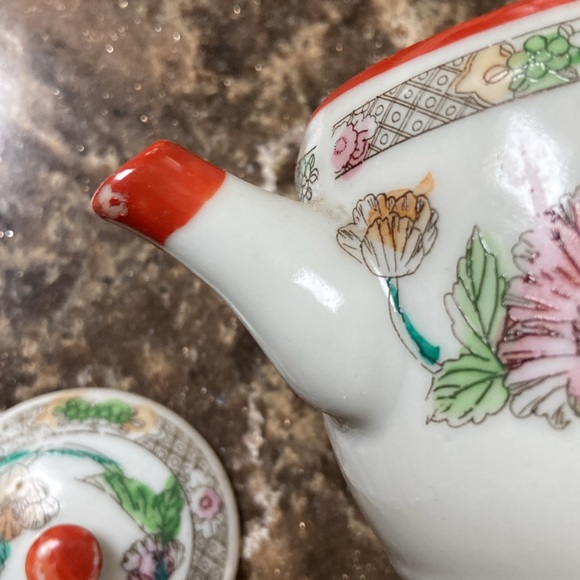 3 small Asian oriental teapots mini Vintage euc - Picture 9 of 13